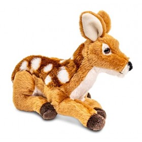 Uni-Toys - Faon couché - 21 cm Longueur - Peluche Chevreuil - Doudou
