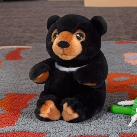Jouets écologiques en Peluche 100% recyclés Ours Noir 