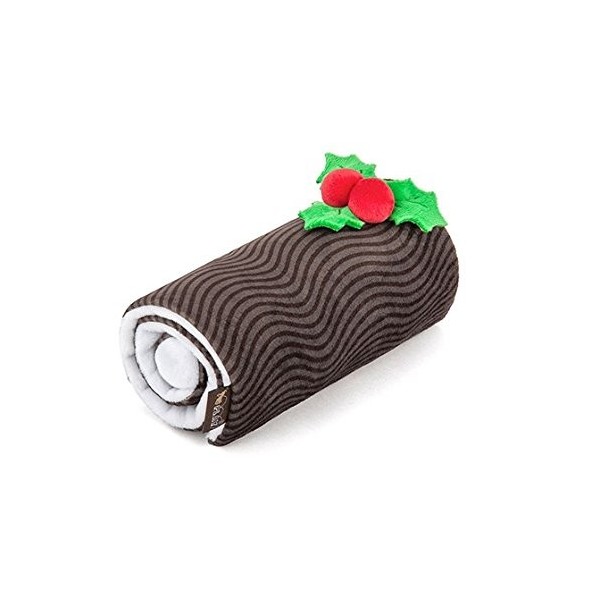 Tasty Bone B078B4WJ8L P.L.A.Y. Pet Lifestyle and You. Peluche Jouet pour Chiens et Chats. Yule Log/Christmas Cake