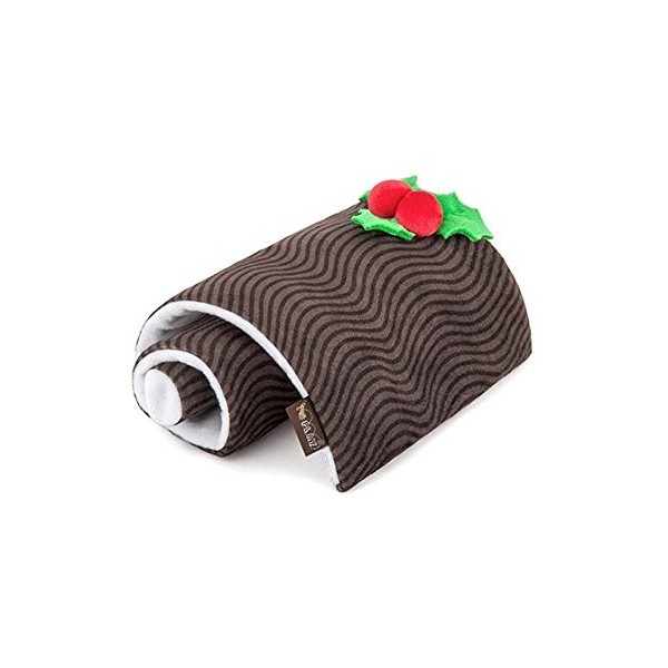 Tasty Bone B078B4WJ8L P.L.A.Y. Pet Lifestyle and You. Peluche Jouet pour Chiens et Chats. Yule Log/Christmas Cake