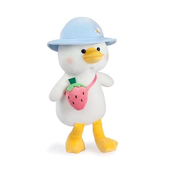 Canard en Peluche, Animal en Peluche 30,5 cm Jeter Peluche poupée, Doux Moelleux câlin Coussin école Canard - Super Cadeau po