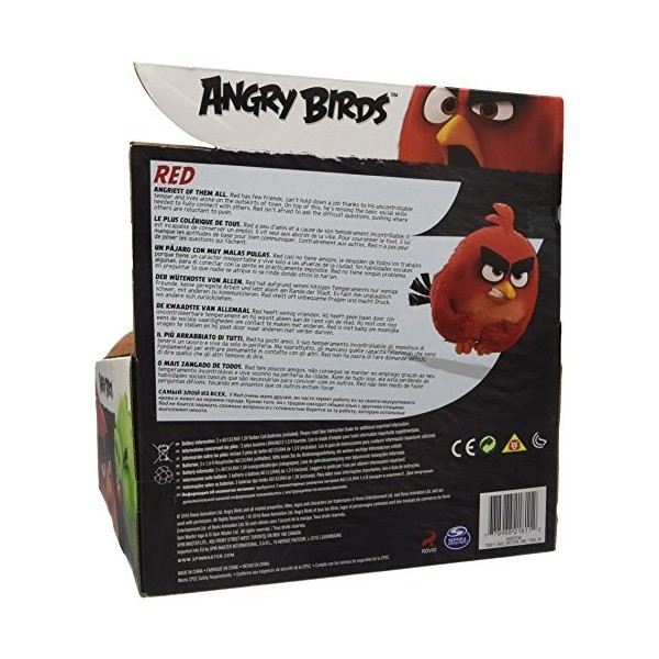 Angry Birds Talking 30,5 cm Jouet en Peluche Rouge 
