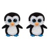 Ty - Beanie Boos - Peluche Waddles le Pingouin , TY36008, Noir / Blanc, 15 cm