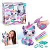 Canal Toys - Airbrush Plush - Mini Peluche surprise à Personnaliser avec Feutres et Pochoirs - Loisirs Créatifs pour Enfant -