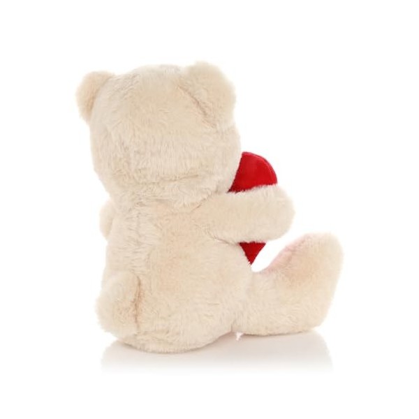 CEJAMA Ours en peluche avec cœur - Adorable doudou avec message damour - Pour anniversaire, Saint-Valentin, fête des mères o