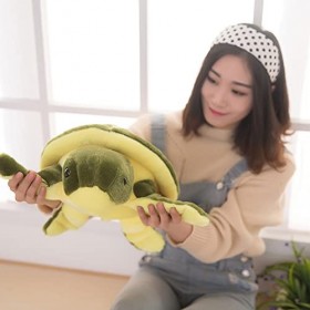 Tortue de mer en peluche, tortue de mer, adorable tortue verte aux grands yeux verts, jouet en peluche géante, tortue de mer 