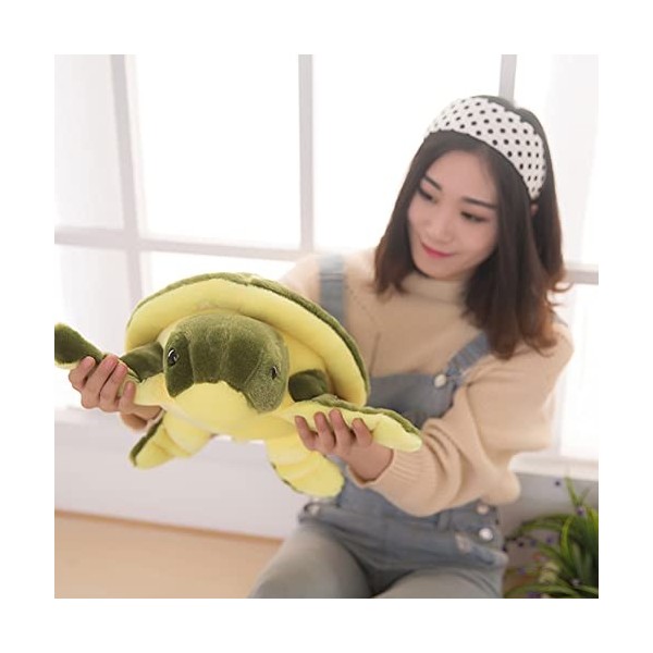 Tortue de mer en peluche, tortue de mer, adorable tortue verte aux grands yeux verts, jouet en peluche géante, tortue de mer 