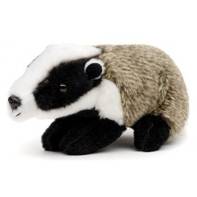 Uni-Toys - Blaireau Debout - 17 cm Longueur - Peluche Animal de la forêt - Peluche, Doudou