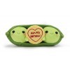 Posh Paws 37648 Swizzels Love Hearts Pete & Penelope HAP-Pea Jouet en Peluche Vert 23 cm