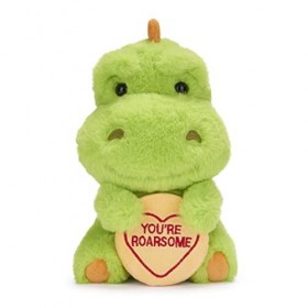 Posh Paws 37641 Swizzels Love Hearts Peluche Danny Le Dinosaure Youre Roarsome Vert 20 cm
