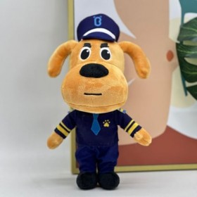 Apujent Sheriff Labrador, Poupée en Peluche Shérif Labrador, Jouet en Peluche en Peluche pour Chien Mignon De 25 Cm, Poupée e