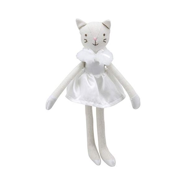 Wilberry- Chat Peluche, WB004241, Blanc