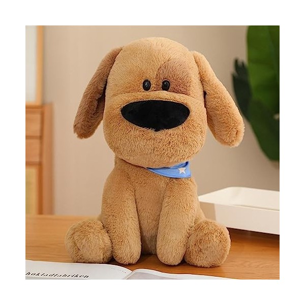 manchas Peluche chiot en peluche avec grand nez – sommeil, couverture en peluche pour salon, décoration à thème familial