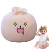 Umifica Jouets en Peluche à Presser, Oreiller apaisant en Peluche Bao Zi Expression, Jouets dNourriture Chinoise pour bébés 