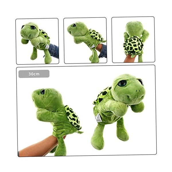 Jouet en Peluche à Main de marionnette Histoire rôle Jouet Jouet interactif de marionnette à Main Tortue tortuerie de marionn