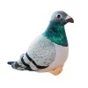 Shienfir Oiseaux en Peluche, Animal en Peluche de Pigeon réaliste, 7,87" Super Doux et réaliste, Jouet en Peluche de Pigeon d