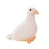 Shienfir Oiseaux en Peluche, Animal en Peluche de Pigeon réaliste, 7,87" Super Doux et réaliste, Jouet en Peluche de Pigeon d