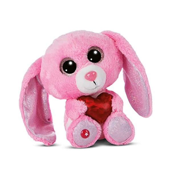 NICI Glubschis : Glubschis - L’Originale - Souris en Peluche Assise Luvi Nubi 15 cm I Jouet Animal Douillet avec de Grands Ye