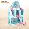 COLORBABY- WOOMAX 49314-Woomax-château en Bois 37 x 15 x 53,5 cm + 3 A, 49314, Multicolore, Normal