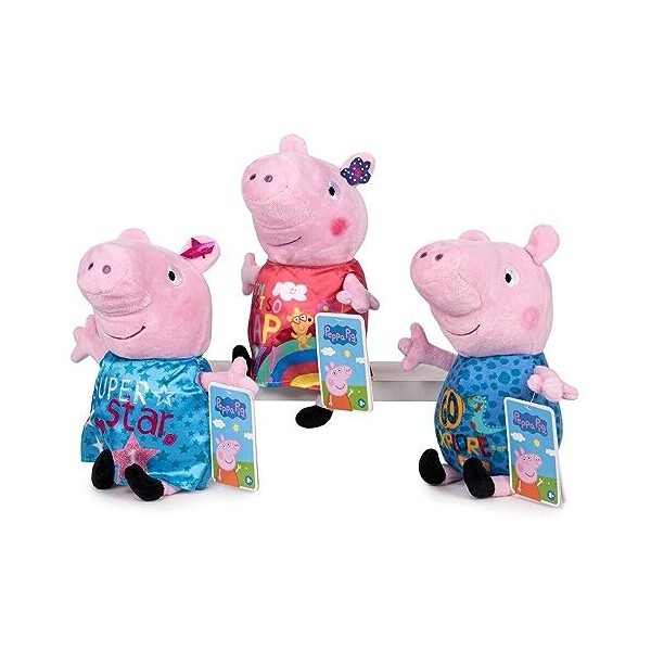 PELUCHE PEPPA PIG STAR 22CM SURTIDO