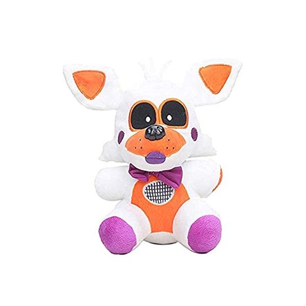 Anjinguang Peluche FNAF simulateur de pizza – Figurine de collection Rockstar Foxy Multicolore