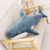 GUODUN Requin en Peluche Animal Tapis de Lecture Requin en Peluche Requin en Peluche poupée en Peluche Animal Blue 45cm AMIL