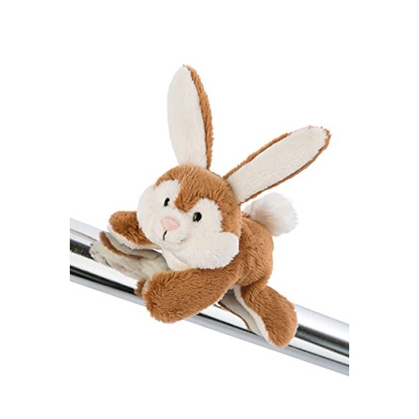 NICI- Lapin MagNICI Poline Bunny 12cm, 47333, Marron, 12 cm