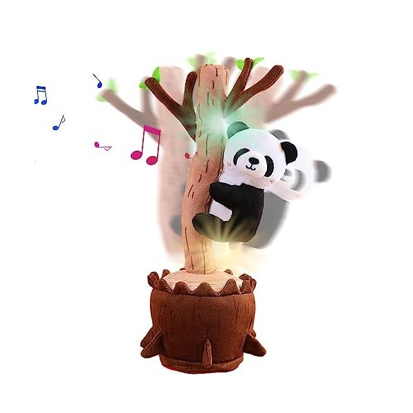 Yatlouba Jouet Animaux parlants dansants - Panda Chantant électroni