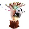 Yatlouba Jouet Animaux parlants dansants - Panda Chantant électronique dans Un Pot en Peluche Chantant et Parlant | Parler Ch