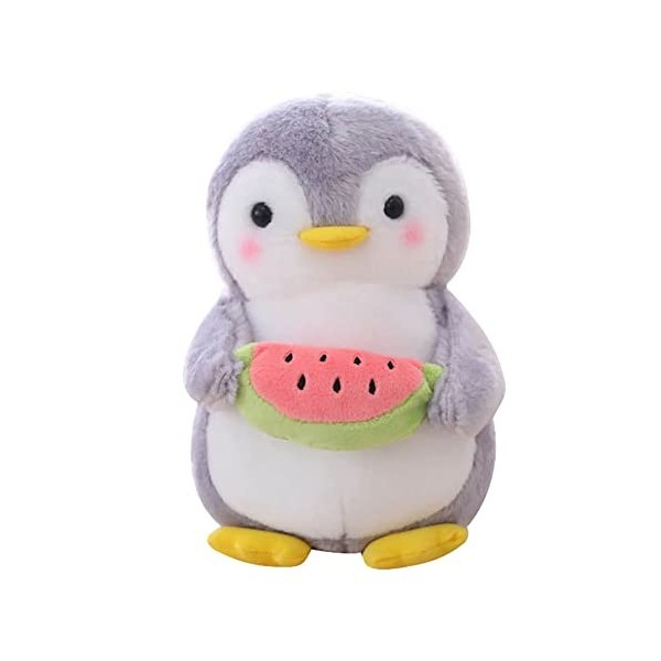 Surakey Peluche Pingouin Kawaii Jouet de Pelucheux Enfants Pingouin Poupée Peluche Douce Poupée de Dessin Animé Oreiller Enfa