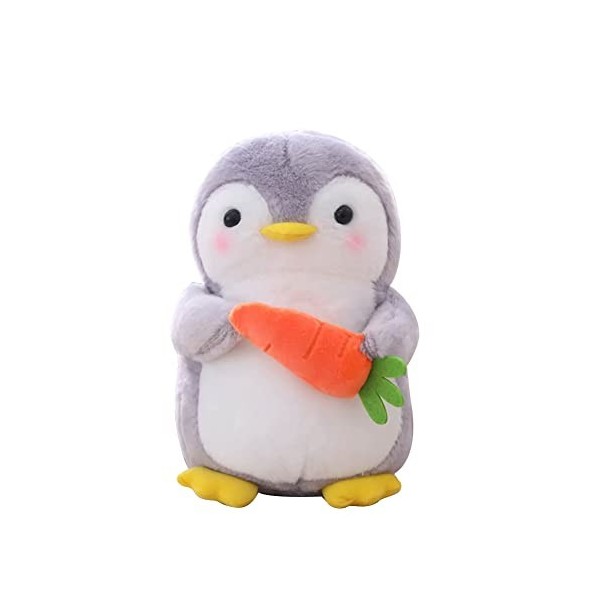 Surakey Peluche Pingouin Kawaii Jouet de Pelucheux Enfants Pingouin Poupée Peluche Douce Poupée de Dessin Animé Oreiller Enfa