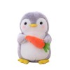 Surakey Peluche Pingouin Kawaii Jouet de Pelucheux Enfants Pingouin Poupée Peluche Douce Poupée de Dessin Animé Oreiller Enfa