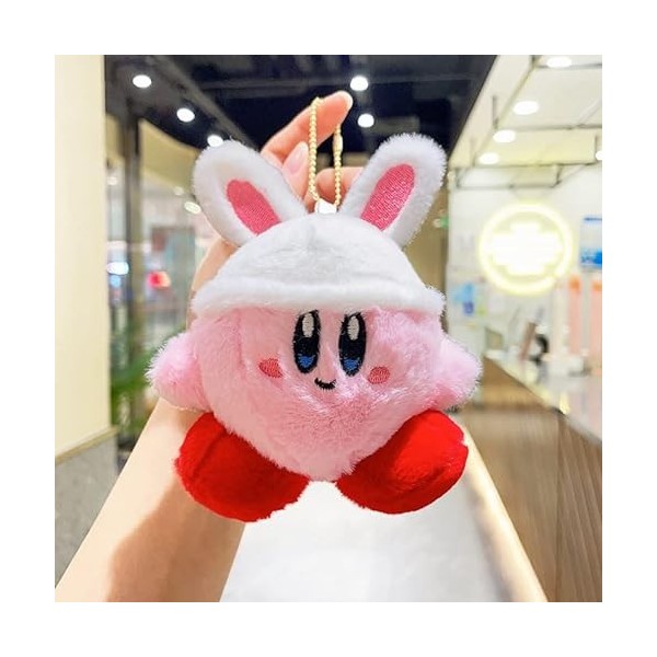 IEDLS Année du lapin lapin étoile de Kirby en peluche pendentif poupée en gros couple poupée porte-clés jouet en peluche, ros