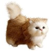 BYNYXI Cat Stuffed Animal Toys, Realistic Cat Toys for Children Cat Plush Toys Lifelike Animal Figures Standing Kitten Doll K