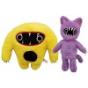 Peluches De La Série Joyville, Bienvenue À Joyville, Poupée En Peluche Chaton Violet À Dents Périphériques Populaire, Peluche