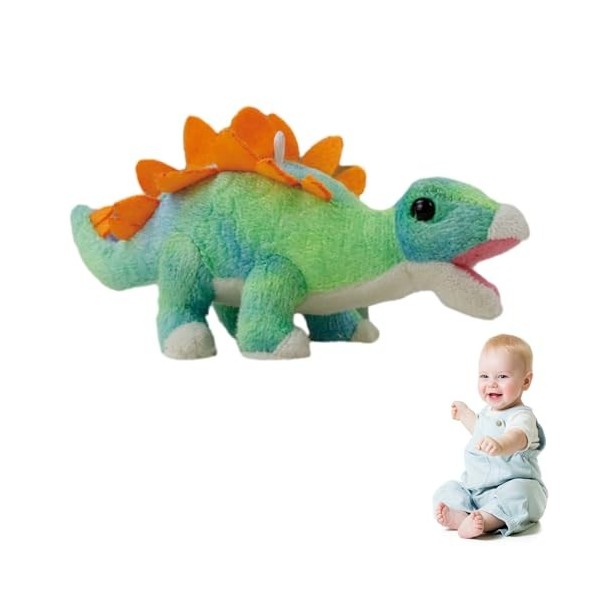 itrimaka Peluche Dino Douce | Peluche Animal en Peluche Dino Plushie - Coussin câlin Moelleux de 5,9 Pouces, Peluches Dino en