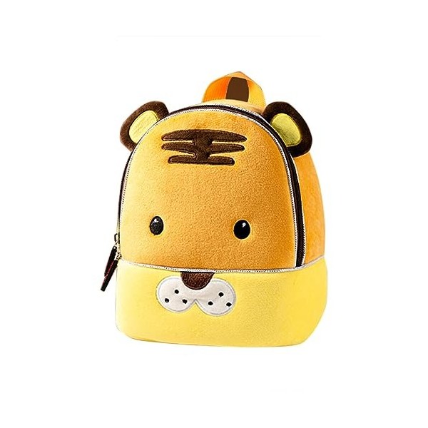 Sac à Dos Maternelle Animaux, Mignonne Chat en peluche Maternelle Primaire Sac a Dos Scolaire, Animaux Bébé Sac à École Fille