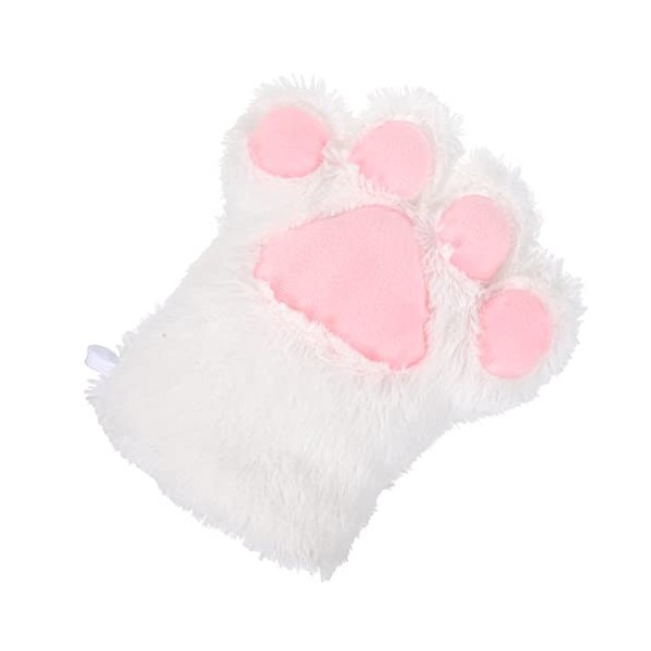 Alipis 1 Pc de Patte de Chat Mignon Chaton en Peluche Griffe Mitaine Chat Cosplay Costume Performance Accessoire Hiver Chaud 