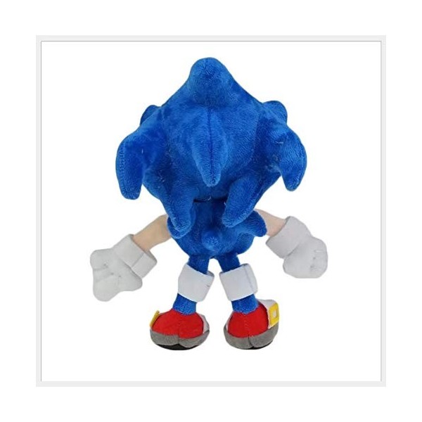 LAARNT 23cm Sonic-Jouet en Peluche hérisson Bleue Doux et Confortable，Poupée en hérisson Bleu，Cadeaux pour Enfants，Décoration