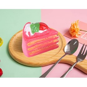 Jouet de Gâteau Danniversaire de Simulation, Jouer à Faire Semblant de Couper des Aliments de Cuisine Miniature de Résine De