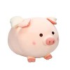 ISAKEN Peluche de Cochon Coussin Animal Coussin Moelleux Oreillers en Peluche, Oreiller Enfant Dessin Animé Jouet Peluche Coc