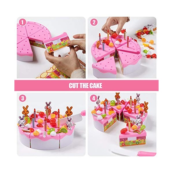 Czemo Ensemble de Jouets de Cuisine pour Enfants Accessoires de