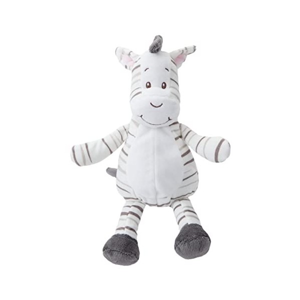 VFM - Zebra Assis Banie Plux pour les bébés - Safari Club Super Soft Cuddly Tot Fabric avec des détails brodés - Gosh! Dessin