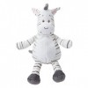 VFM - Zebra Assis Banie Plux pour les bébés - Safari Club Super Soft Cuddly Tot Fabric avec des détails brodés - Gosh! Dessin