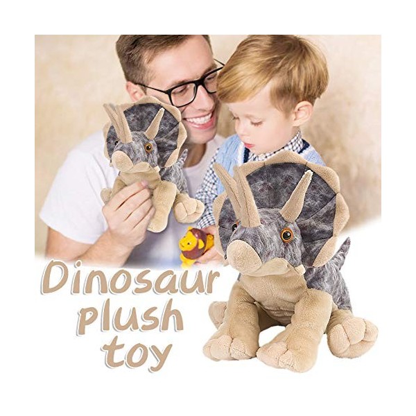 Walaka Triceratops Jouet en Peluche Dinosaure tyrannosaure poupée Oreiller poupée garçon Ragdoll Enfant de Sexe féminin Cadea