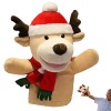 Marionnettes à Main de Noël en Peluche | Imaginative Pretend Play Stocking Storytelling Toy pour lécole | Jouets de marionne