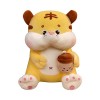 Bakermiche Jouet en Peluche Pelucheuse en Peluche Oreiller Poupée Tigre Mignonne Peluche Jouets Oreiller de poupée créative C