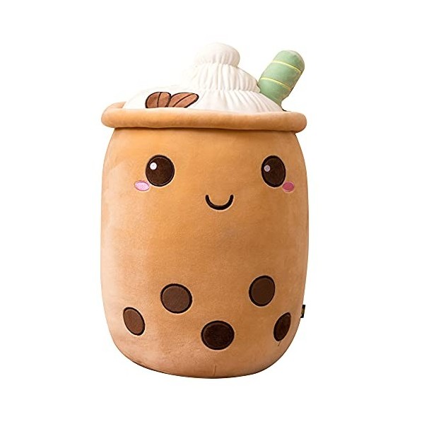 Bubble Tea en Peluche Oreiller Plushie Peluche Oreiller Thé Au Lait Étreignant Coussin En Peluche Bubble Tea Cup Poupée Oreil