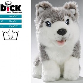 Carl Dick Peluche Husky Assis, 19cm 2887