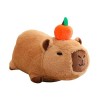 Folpus Capybara Peluche Capybara Peluche Jouet avec Son Marron Enfants Chambre décor Peluche Figurine Jouet Capybara Peluche 